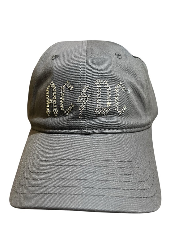 AC/DC Accessories - AC/DC Gray Crystal-Embellished Baseball Hat
